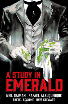 Book cover of A Study in Emerald