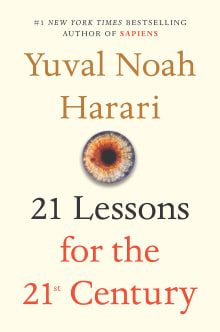 Book cover of 21 Lessons for the 21st Century