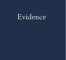 Book cover of Evidence