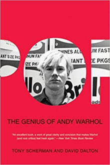 Book cover of Pop: The Genius of Andy Warhol