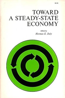 Book cover of Toward a Steady-State Economy