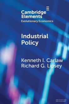 Book cover of Industrial Policy: The Coevolution of Public and Private Sources of Finance for Important Emerging and Evolving Technologies