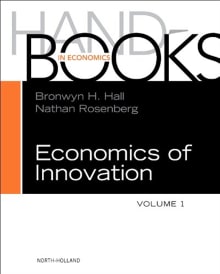 Book cover of Handbook of the Economics of Innovation: Volume 1