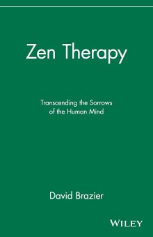 Book cover of Zen Therapy: Transcending the Sorrows of the Human Mind