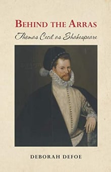 Book cover of Behind the Arras: Thomas Cecil as Shakespeare