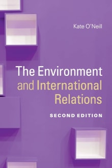 Book cover of The Environment and International Relations