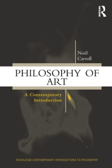 Book cover of Philosophy of Art: A Contemporary Introduction