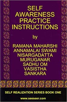 Book cover of Self-Awareness Practice Instructions