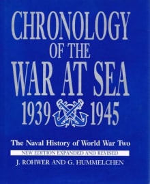 Book cover of Chronology of the War at Sea 1939-1945