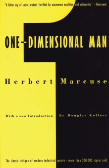 Book cover of One-Dimensional Man: Studies in the Ideology of Advanced Industrial Society