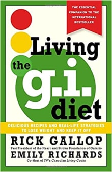 Book cover of Living the G. I. Diet : Delicious Recipes and Real-Life Strategies to Lose Weight and Keep It Off