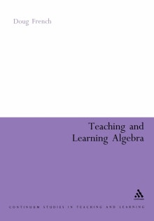 Book cover of Teaching and Learning Algebra