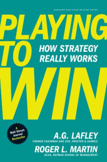 Book cover of Playing to Win: How Strategy Really Works