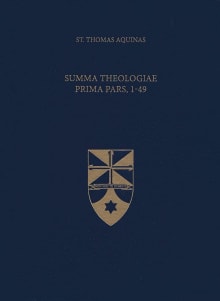 Book cover of Summa Theologiae Prima Pars, 1-49