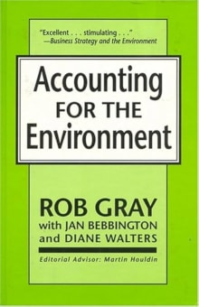 Book cover of Accounting for the Environment