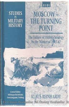 Book cover of Moscow - The Turning Point: The Failure of Hitler's Strategy in the Winter of 1941-42