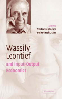 Book cover of Wassily Leontief and Input-Output Economics