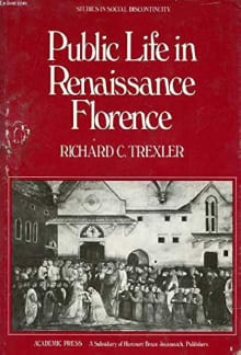 Book cover of Public Life in Renaissance Florence