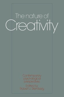 Book cover of The Nature of Creativity: Contemporary Psychological Perspectives