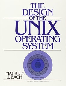 Book cover of The Design of the Unix Operating System