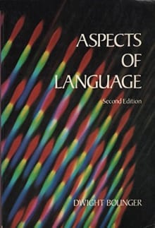 Book cover of Aspects of Language