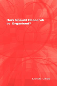 Book cover of How Should Research be Organised?