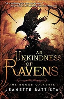 Book cover of An Unkindness of Ravens