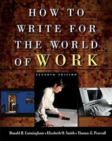 Book cover of How to Write for the World of Work