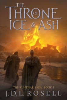 Book cover of The Throne of Ice and Ash