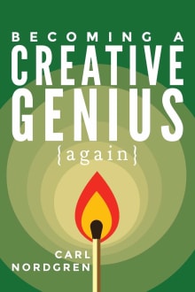 Book cover of Becoming A Creative Genius (again)