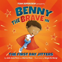 Book cover of Benny the Brave in The First Day Jitters
