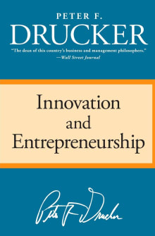 Book cover of Innovation and Entrepreneurship