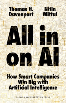 Book cover of All-in On AI: How Smart Companies Win Big with Artificial Intelligence