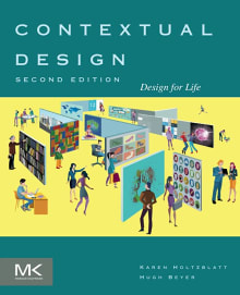 Book cover of Contextual Design: Design for Life