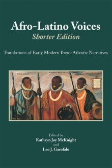 Book cover of Afro-Latino Voices: Translations of Early Modern Ibero-Atlantic Narratives