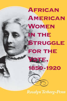 Book cover of African American Women in the Struggle for the Vote, 1850-1920