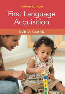 Book cover of First Language Acquisition