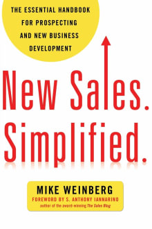 Book cover of New Sales. Simplified.: The Essential Handbook for Prospecting and New Business Development