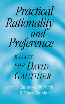 Book cover of Practical Rationality and Preference: Essays for David Gauthier