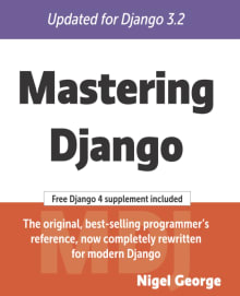 Book cover of Mastering Django