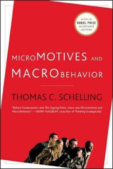 Book cover of Micromotives and Macrobehavior