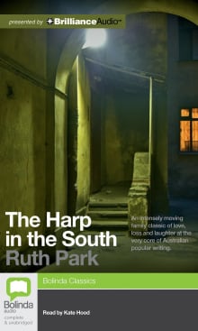 Book cover of The Harp in the South