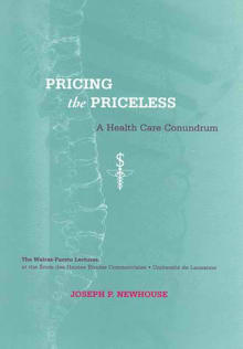 Book cover of Pricing the Priceless: A Health Care Conundrum