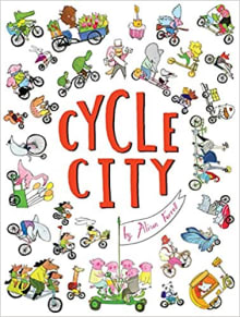 Book cover of Cycle City: (City Books for Kids, Find and Seek Books)