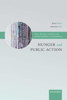 Book cover of Hunger and Public Action