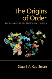 Book cover of The Origins of Order: Self-Organization and Selection in Evolution