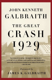 Book cover of The Great Crash 1929