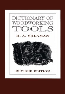 Book cover of Dictionary of Woodworking Tools