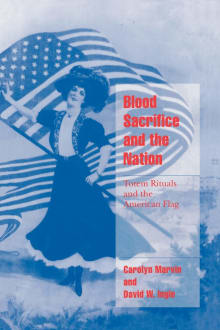 Book cover of Blood Sacrifice and the Nation: Totem Rituals and the American Flag