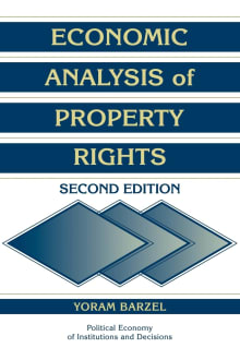 Book cover of Economic Analysis of Property Rights